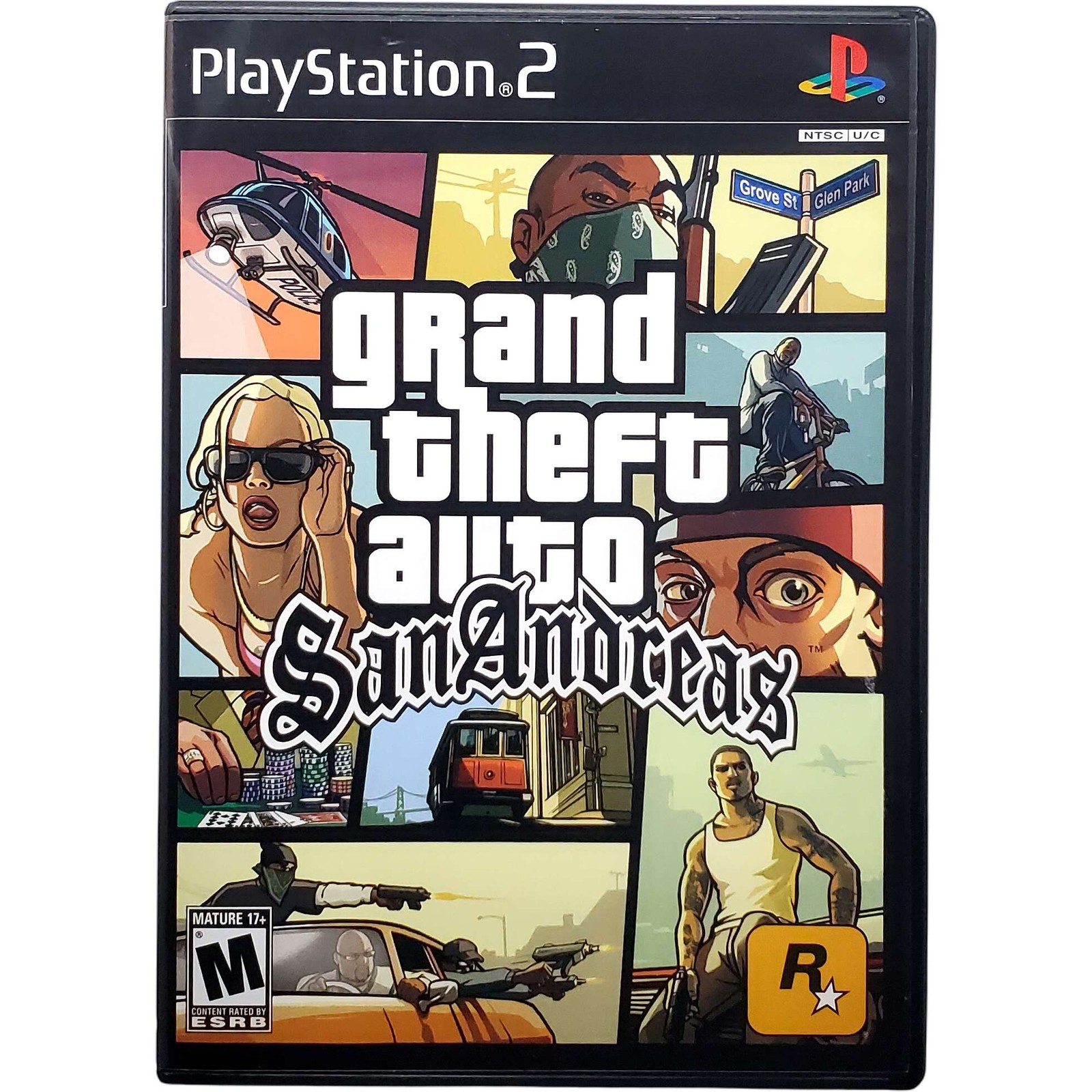 Grand Theft Auto San Andreas - Sony Playstation 2 PS2 Pristine Tested