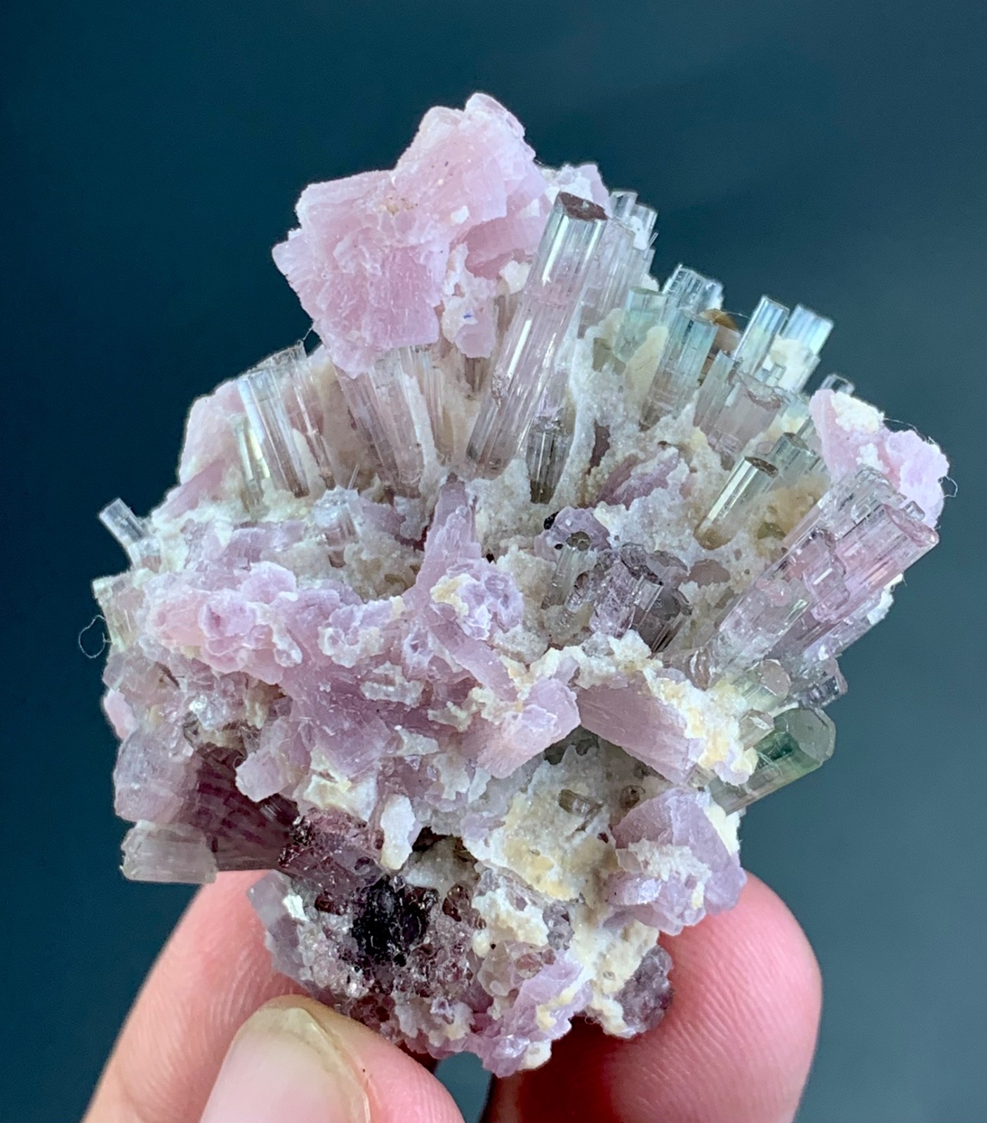 Bi Color Tourmaline Crystal specimen From Afghanistan 225 Carat
