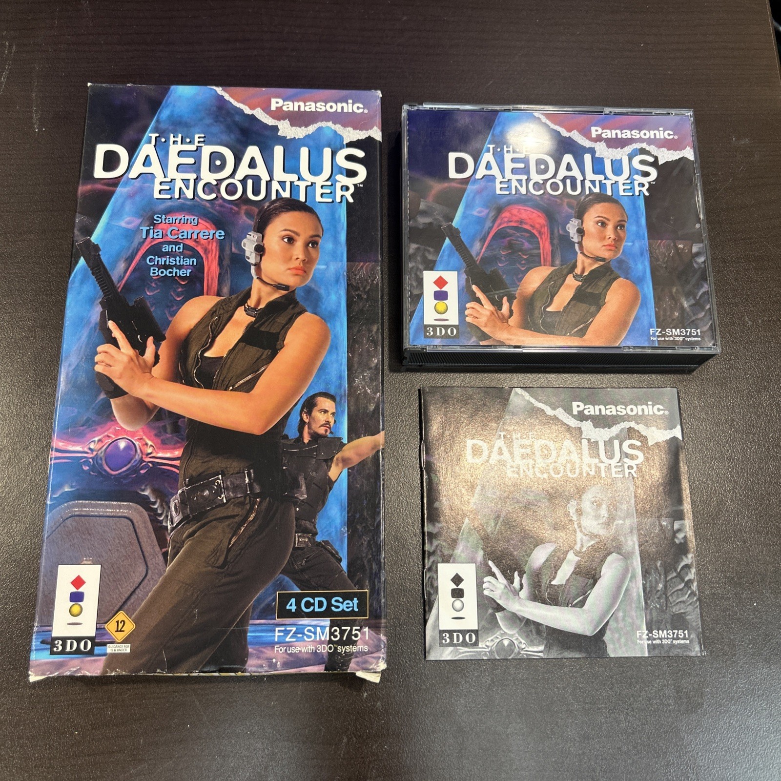 The Daedalus Encounter (3DO) CIB Complete + Long Box Tested MINT DISCS