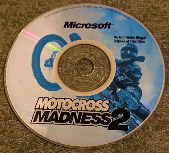 Motocross Madness 2 - rare retro PC game - disc only