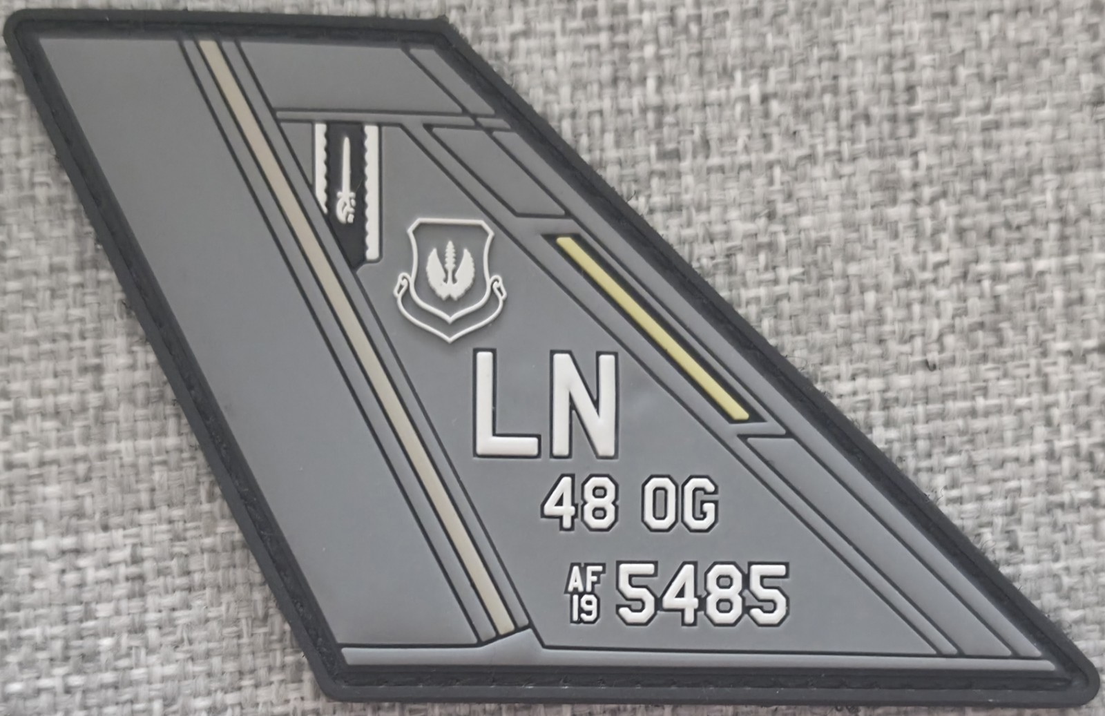 RAF Lakenheath USAF 495th FS \'Valkyries\' F-35A Lightning II 3D PVC Tail Patch