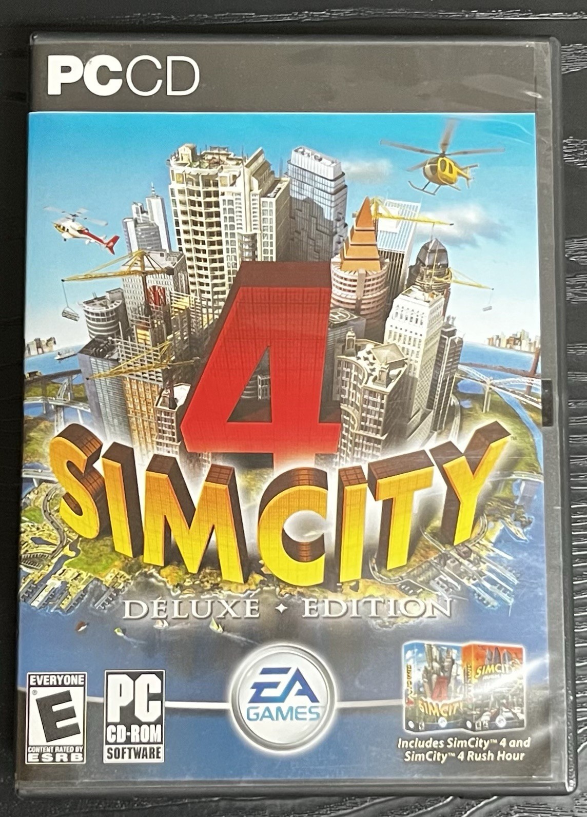 SIM CITY 4 COMPLETE DELUXE EDITION WITH PLAY KEY 2003 PC CD-ROM VIDEO GAME