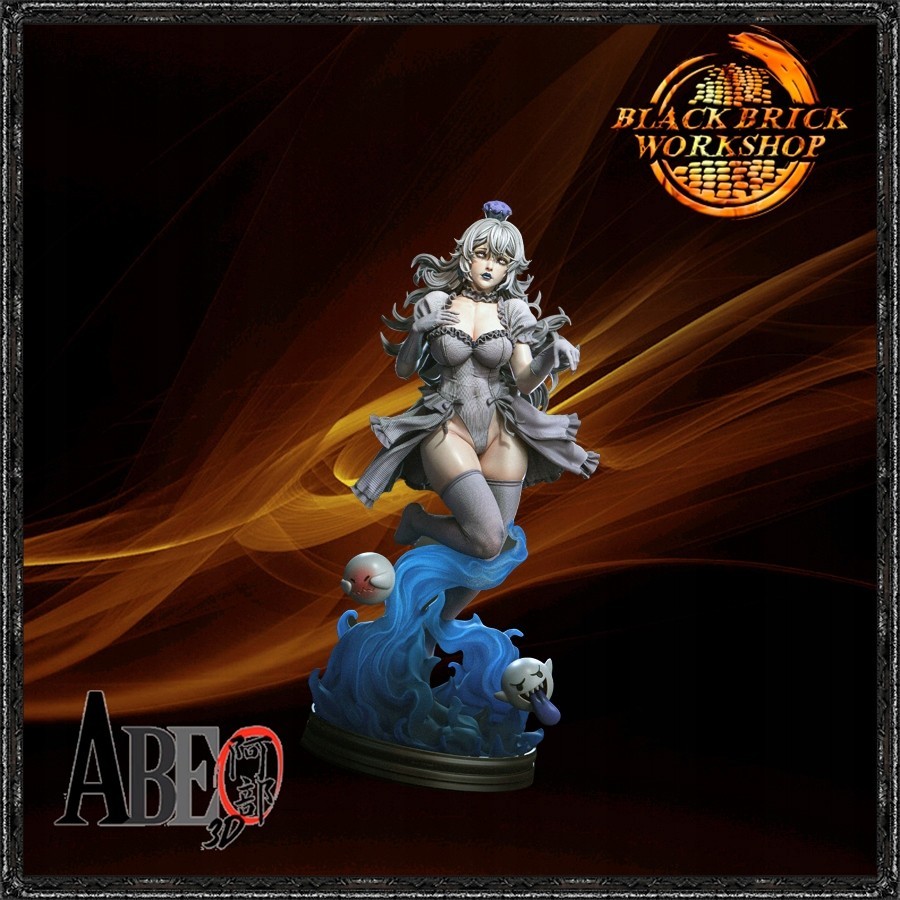 Boosette UNPAINTED Abe 3D - 1/24 (75mm) Scale (SFW ) 3D Print