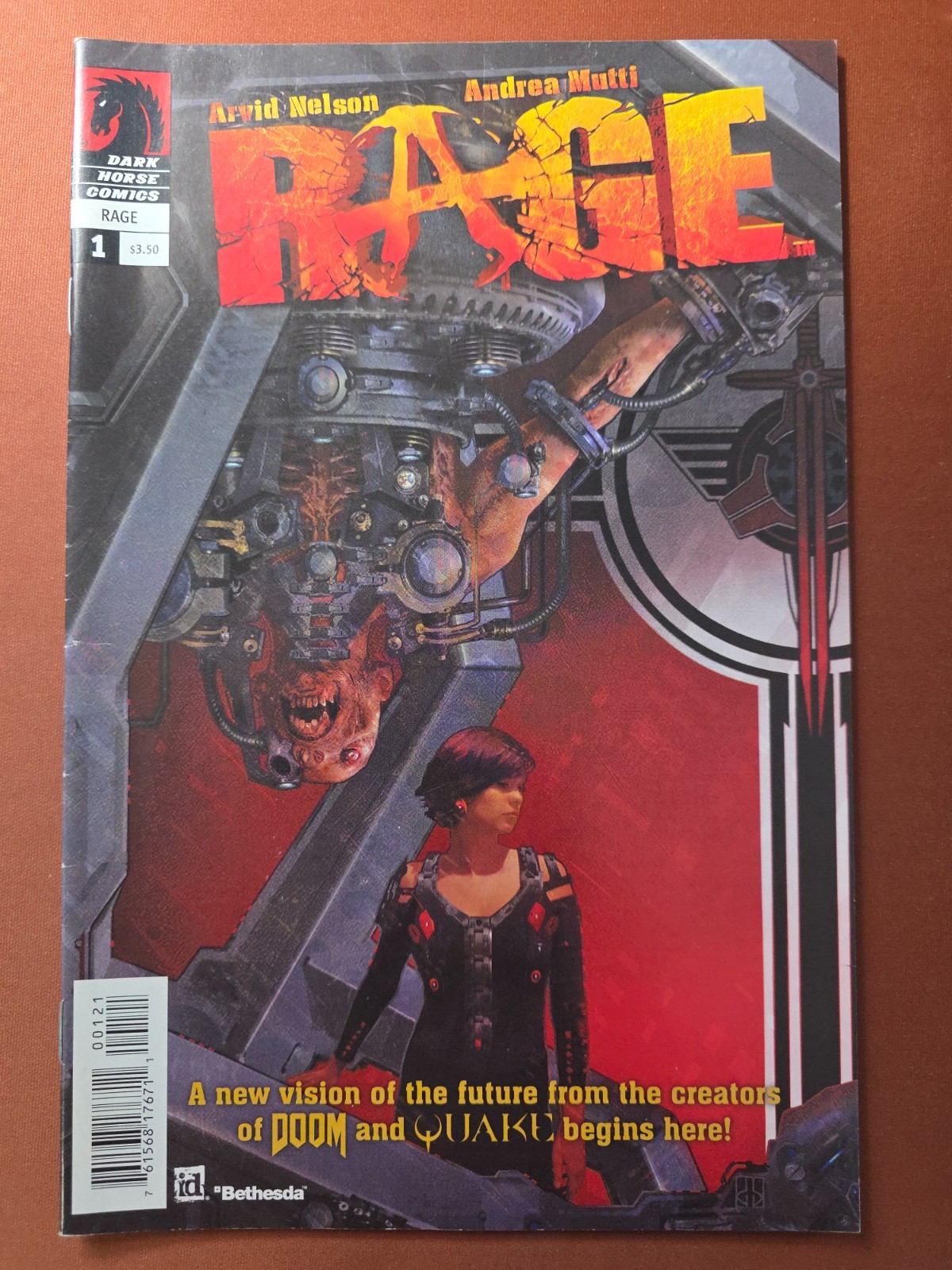 Dark Horse RAGE #1 2011 ID Software Doom Quake 