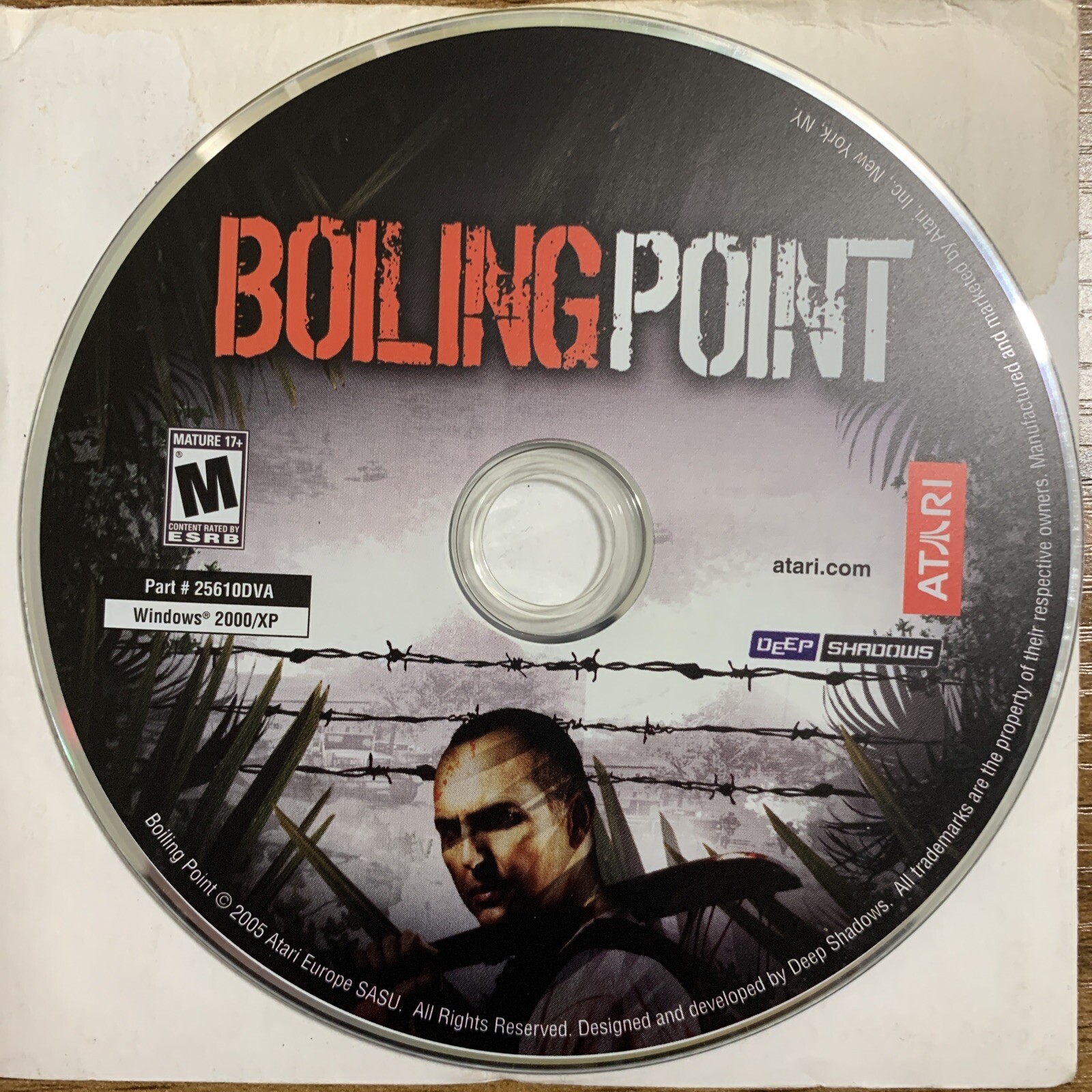 Boiling Point: Road to Hell (PC, 2005) Atari DVD ROM Deep Shadows