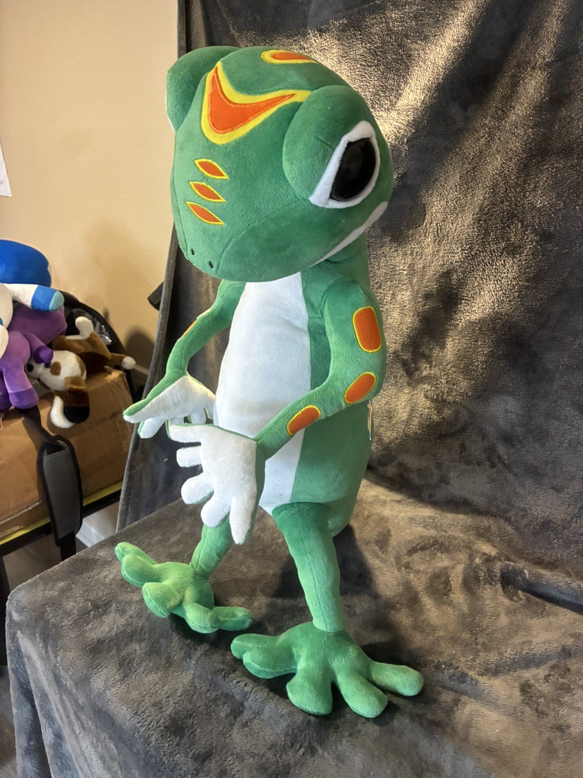 Geico Insurance Company Gecko Plush Poseable 42