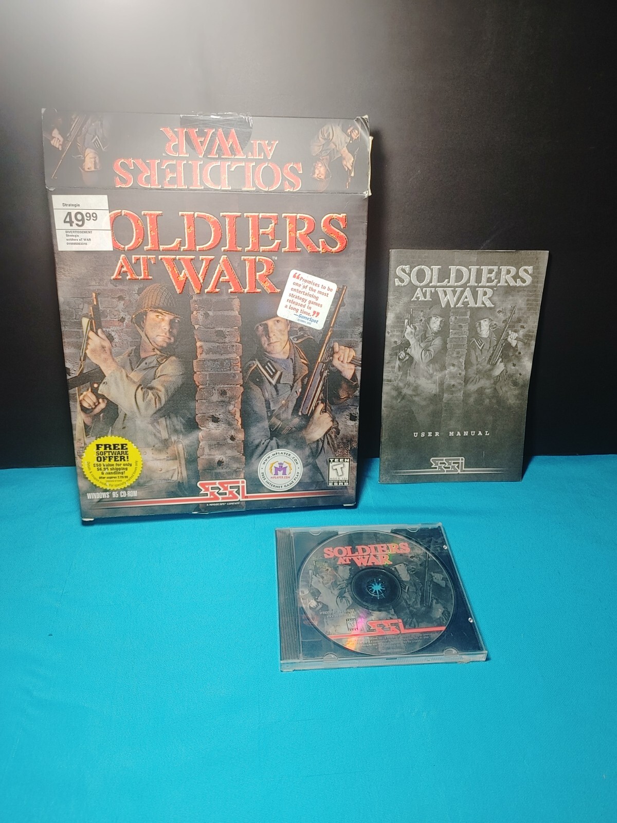 Soldiers At War   PC Big Box NO CD KEY