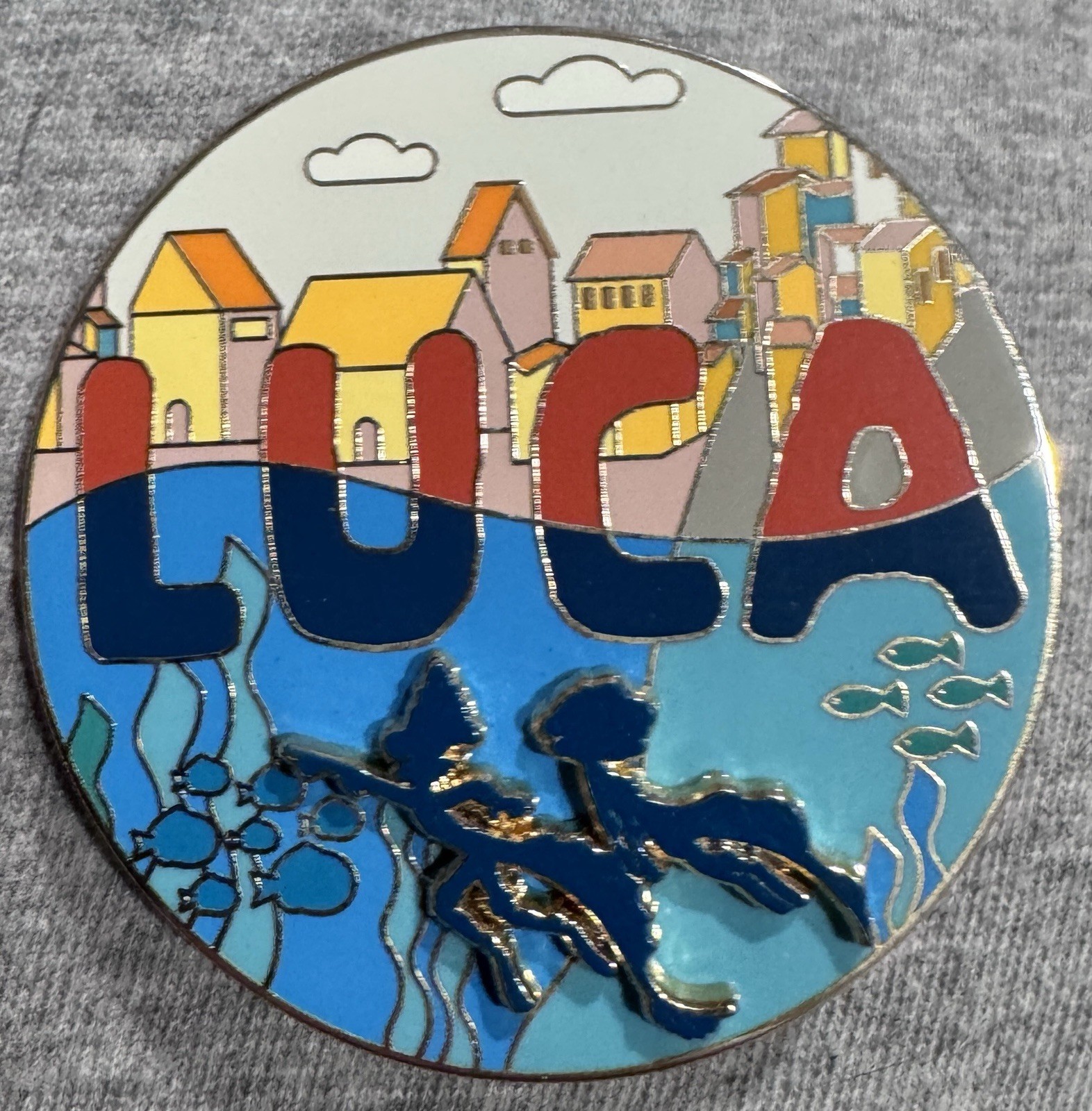 AS IS Disney DSSH Luca Logo Surprise LE 200 Pin