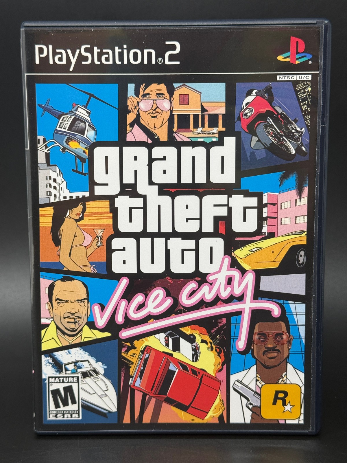 Grand Theft Auto: Vice City (Sony PlayStation 2 PS2) *NEAR CIB - TESTED*