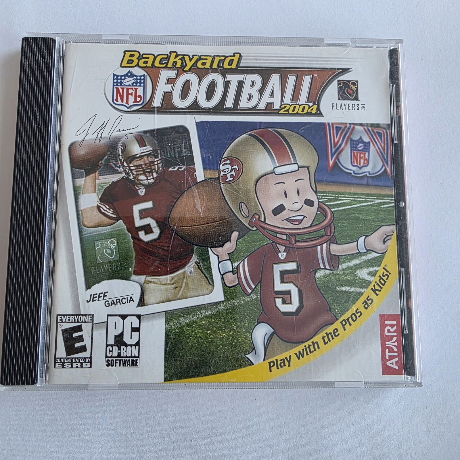 Backyard Football 2004 PC CD-ROM Jeff Garcia 49ers Cover 