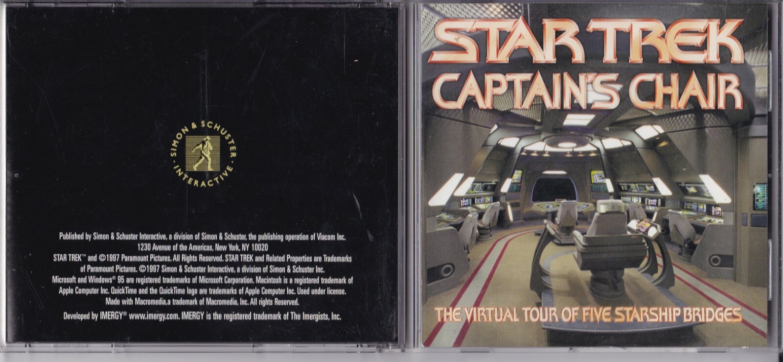 Vintage Star Trek Captain's Chair (PC, Windows/Mac, 1999)