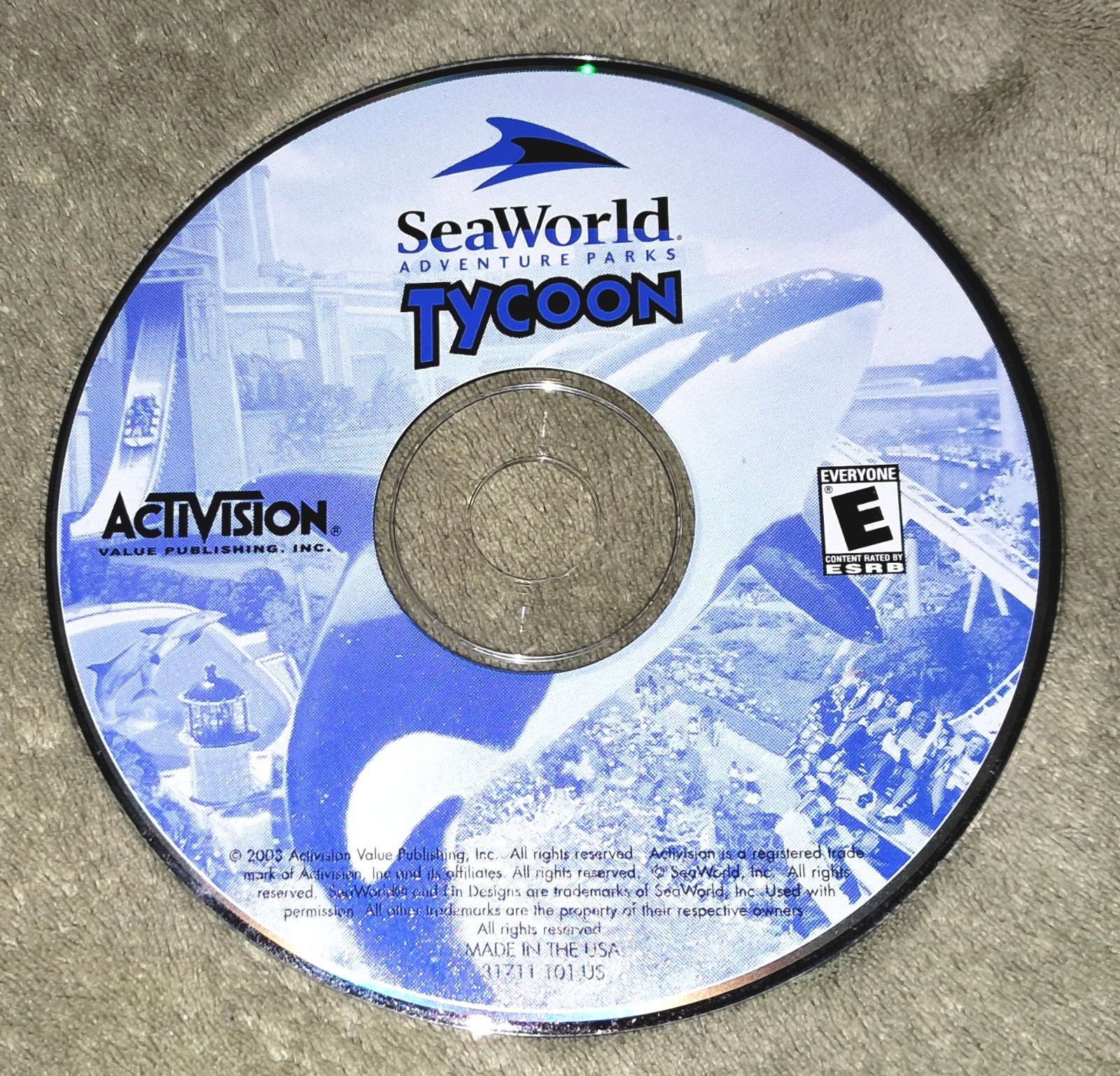 Tycoon SeaWorld Adventure Parks PC Computer Software Sea World 2003