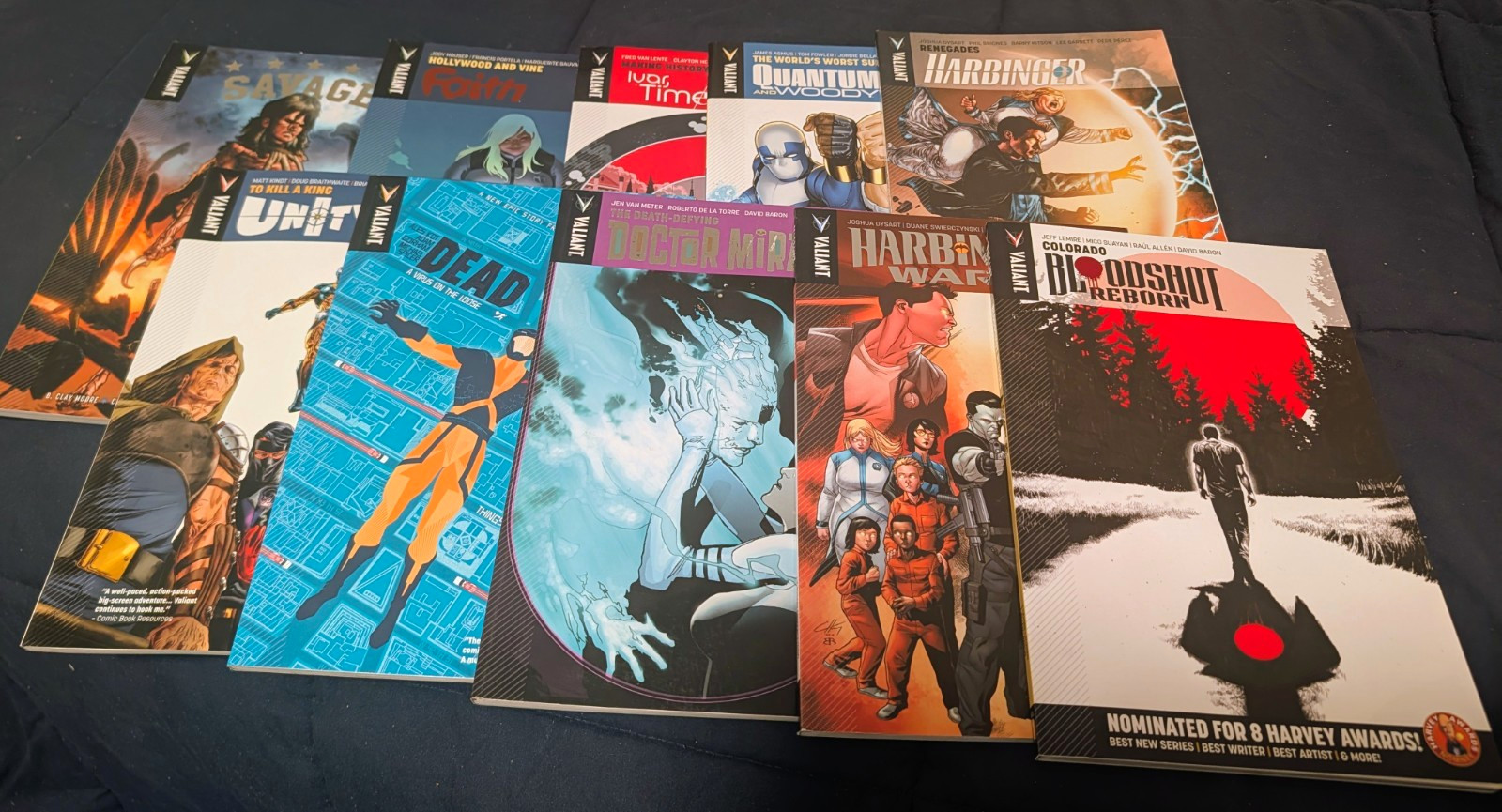 Valiant Comics Lot 10 Book Starter Pack. No Creases Rips Damage. 8 Harvey Awards
