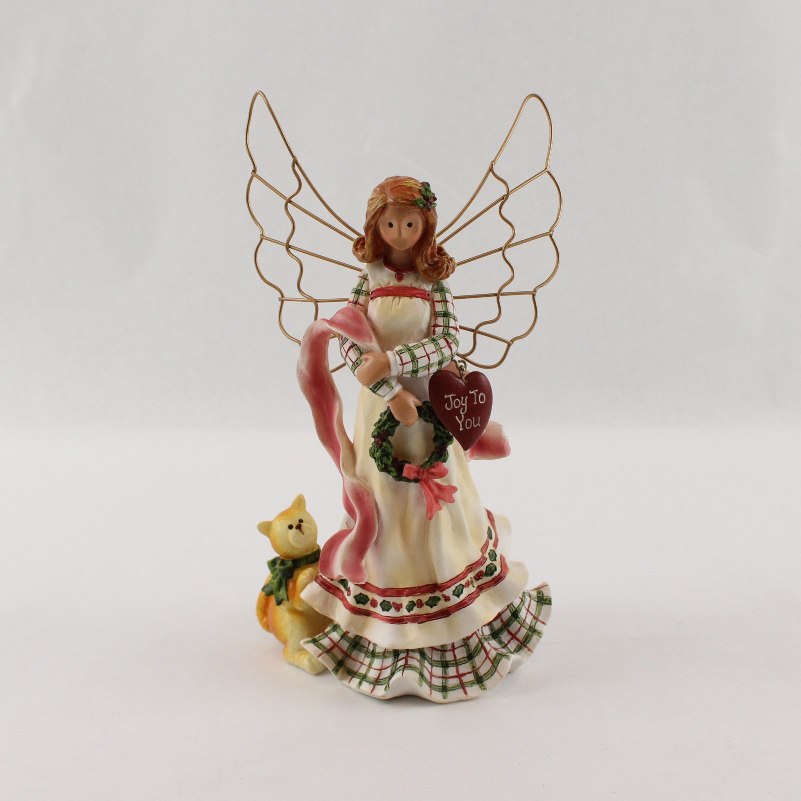 Roman Inc Shelly Rasche 2003 Christmas Angel Resin Figurine Home Decor 8.5
