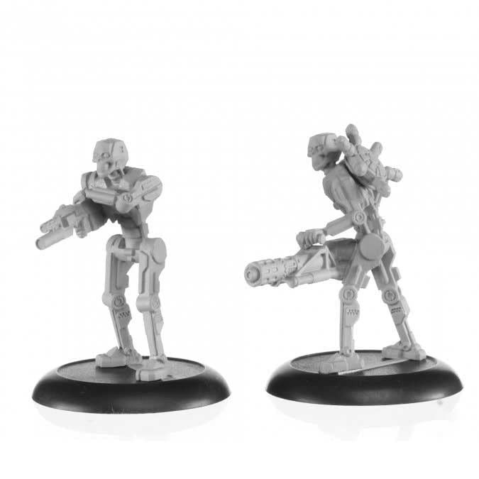CyberReavers II Miniatures 25mm Heroic Scale Sci-Fi Metal 2-Pack Unpainted