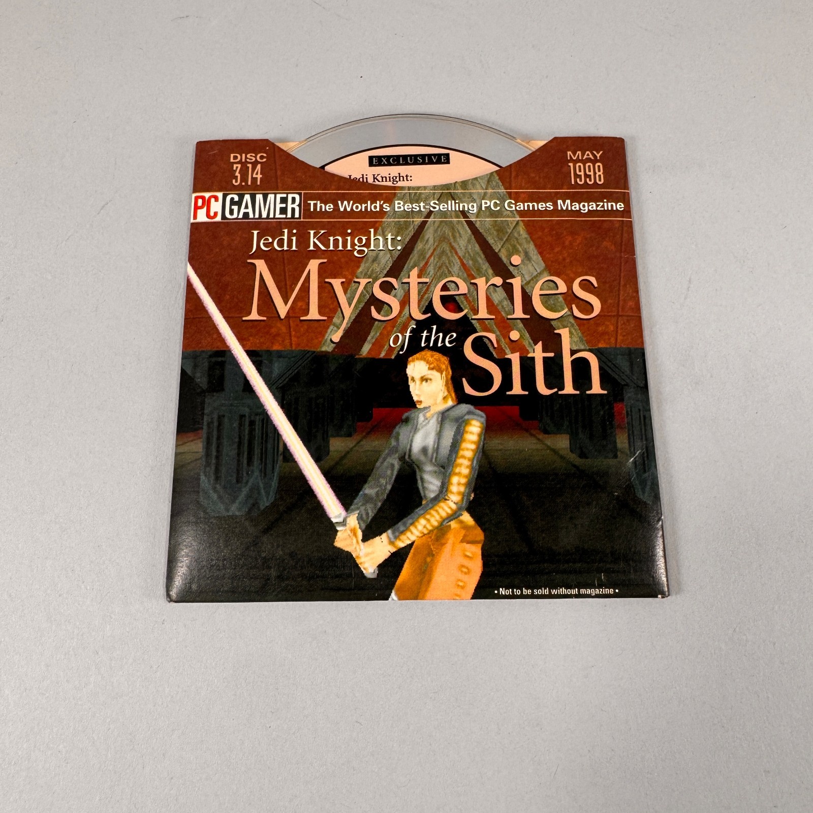 Jedi Knight Mysteries Of The Sith Demo Disc PC Gamer 3.14 May 1998 Video Game