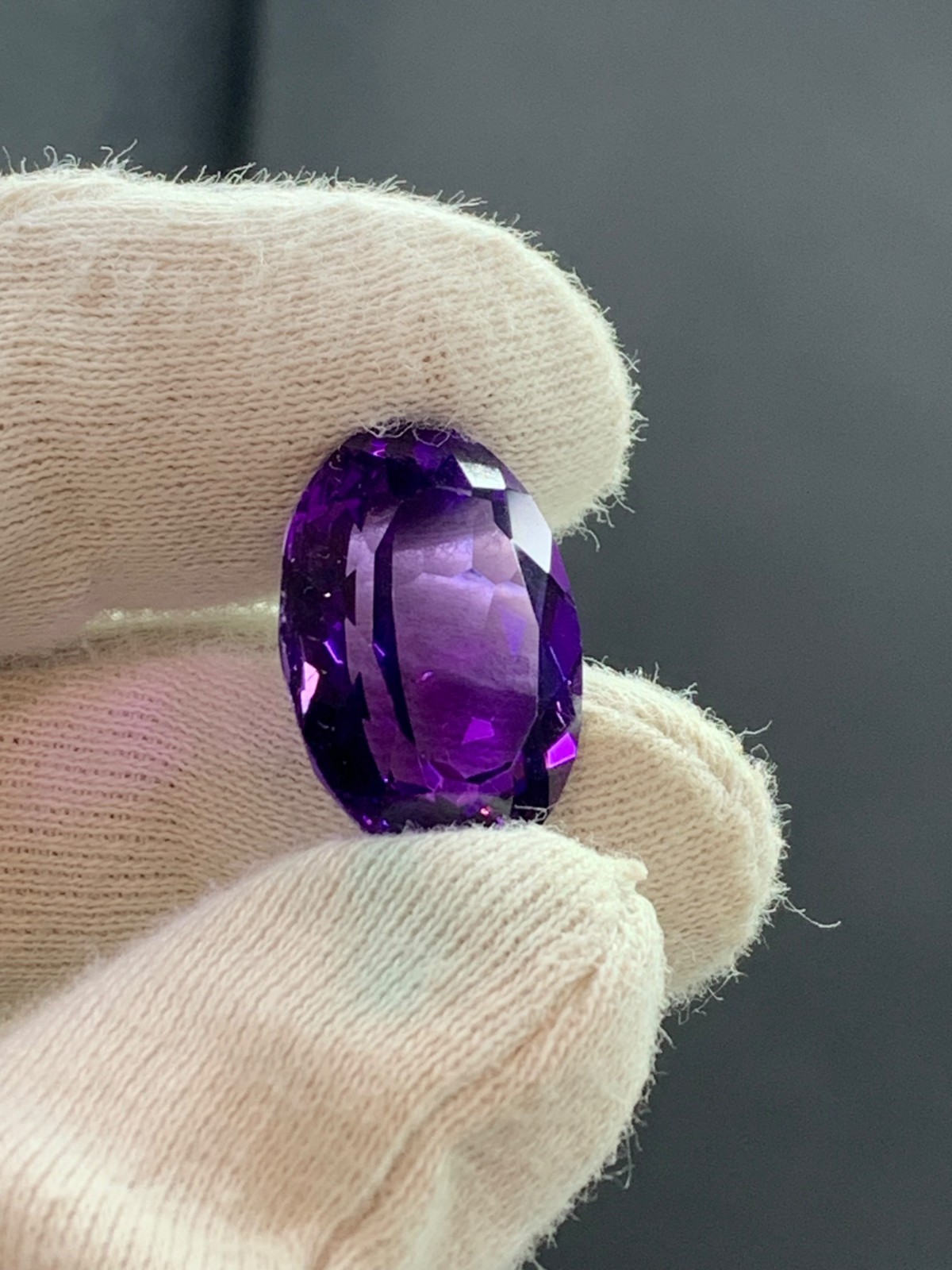 Genuine Amethyst Sourced from Africa, Faceted in Pakistan /22+ carats