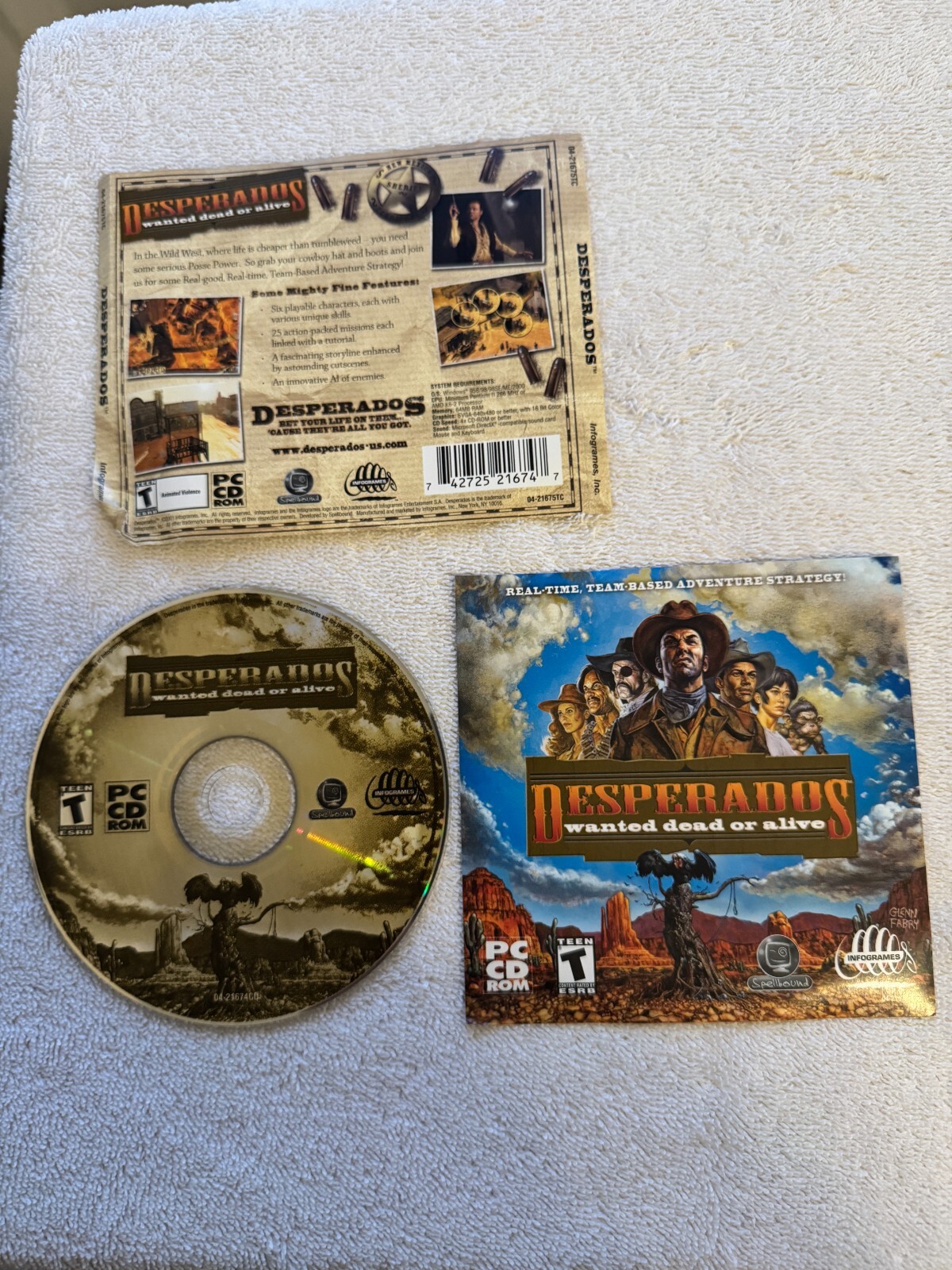 Desperados: Wanted Dead or Alive (2001) - DVD with Jewel Case Inserts Only