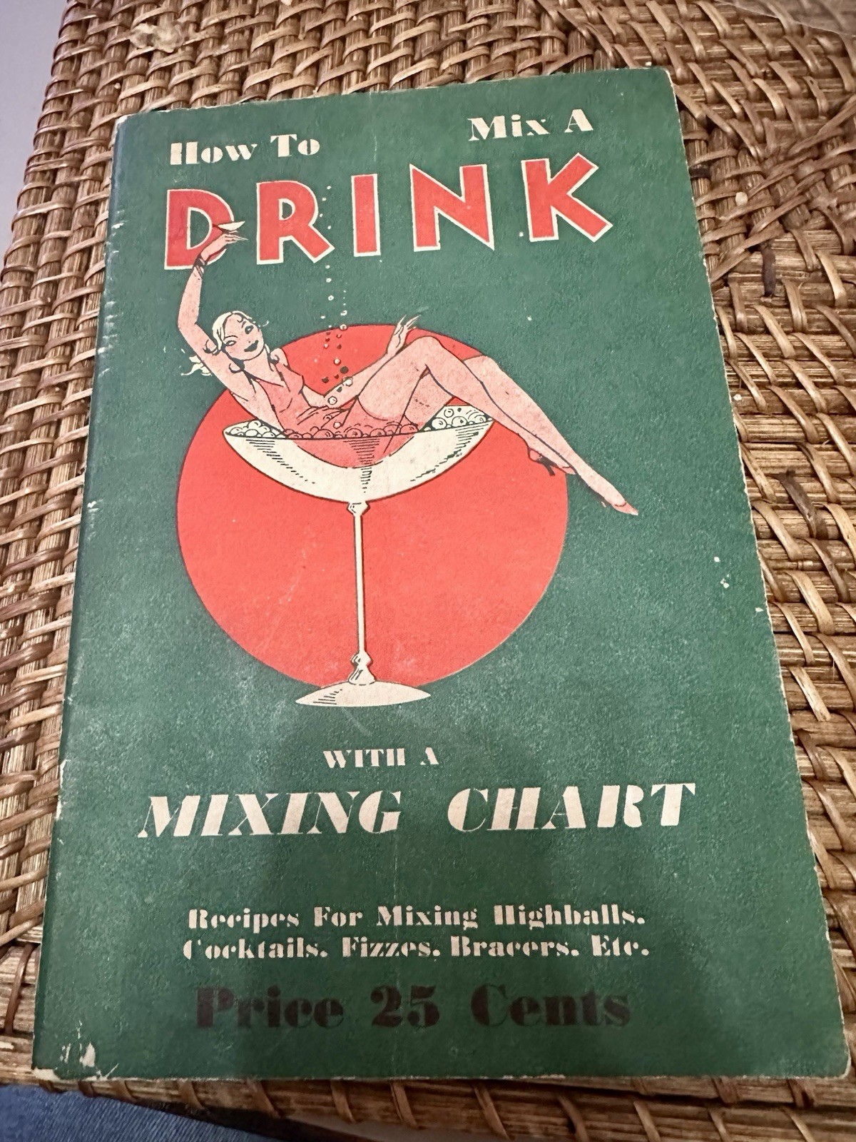 1933 How To Mix A Drink Cocktail Recipe Book Drink Publishing Co Prohibition