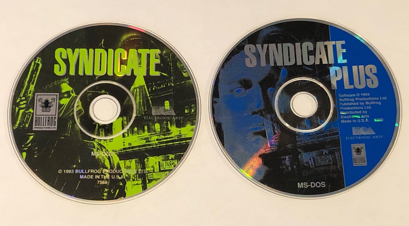 Syndicate & Syndicate Plus (PC) Disc Only - Untested - 