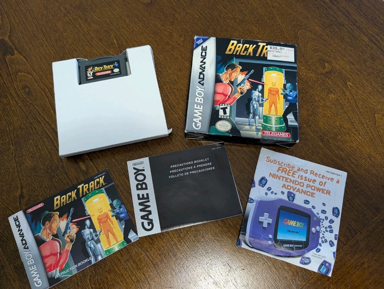 Back Track Backtrack Nintendo Gameboy Advance GBA Complete CIB Excellent
