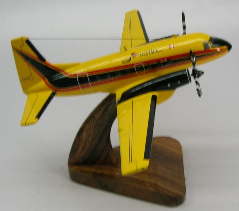 HS-748 Austin Airways HS748 Airplane Desktop Wood Model Regular 