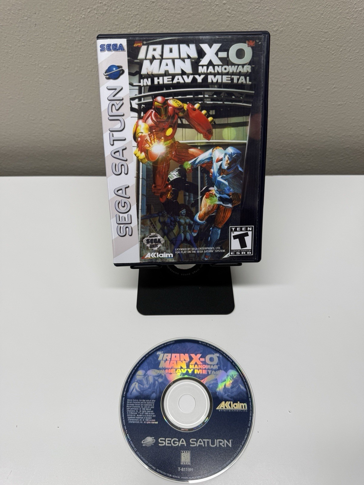 Iron Man / XO Manowar in Heavy Metal (Sega Saturn, 1997) Tested Clean Refurbish