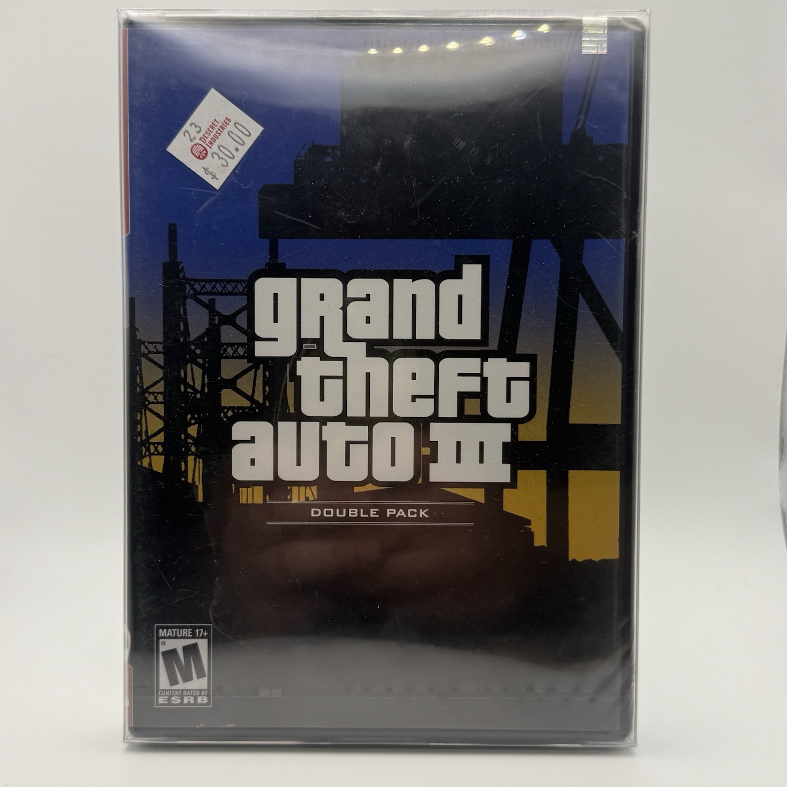 Grand Theft Auto 3 Double Pack (Sony PlayStation 2, 2003) *SEALED* w/ PET Case