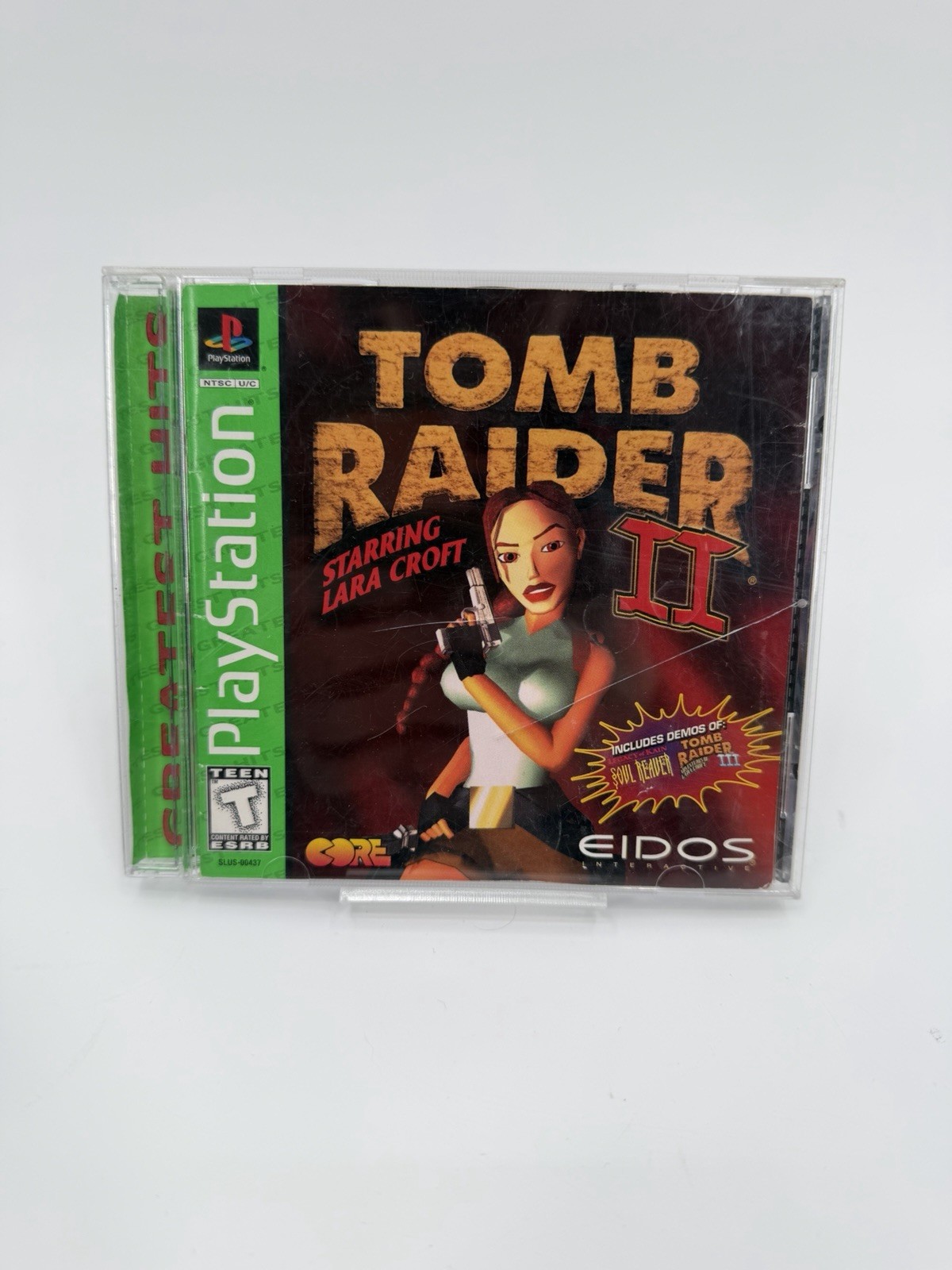 Tomb Raider 2 (Sony Playstation PS1) Complete w/ Manual Reg Card Tested Working