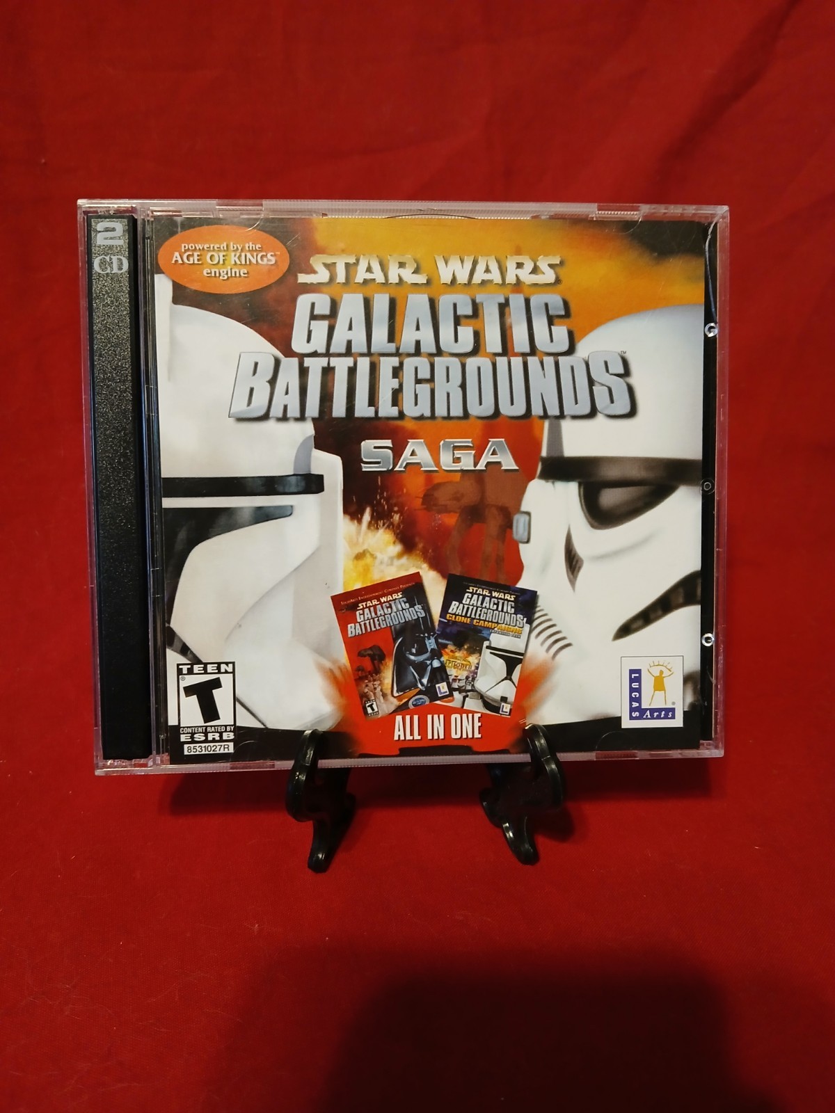 Star Wars: Galactic Battlegrounds Saga Jewel Case (PC: Windows, 2004)