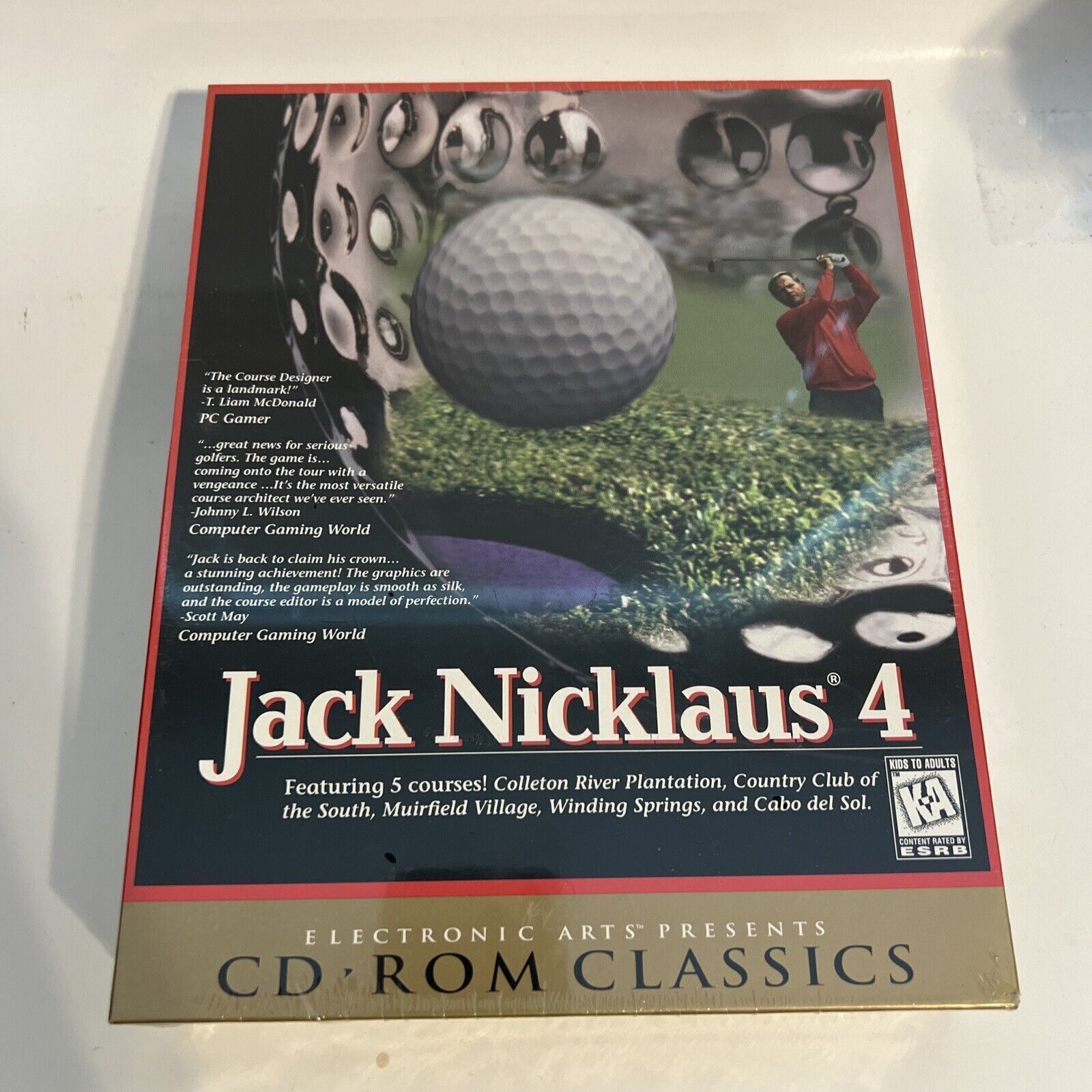 Jack Nicklaus 4 DVD-ROM (PC, 1997)