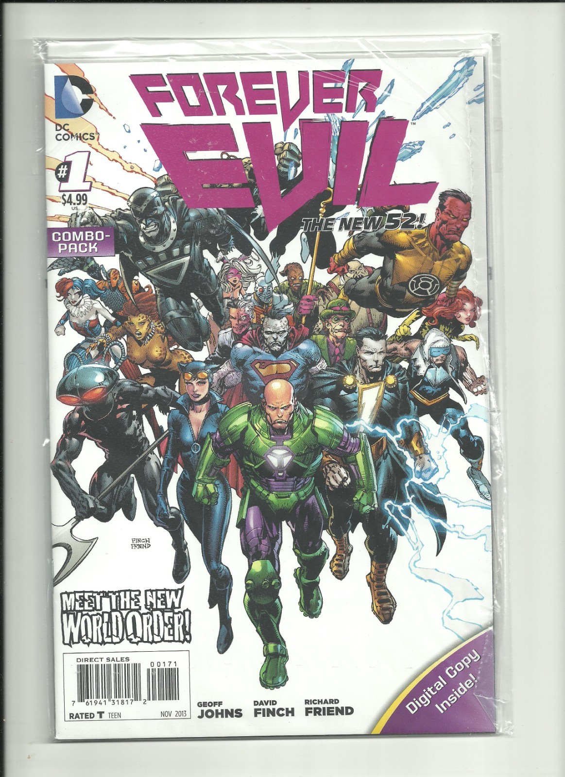 Forever Evil 1 Combo-Pack MINT $15.00
