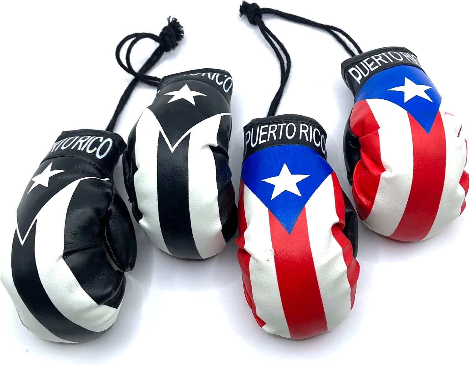 Puerto Rico Flag for Car Boxing Gloves Accessories Boricua Puerto Rican Cars