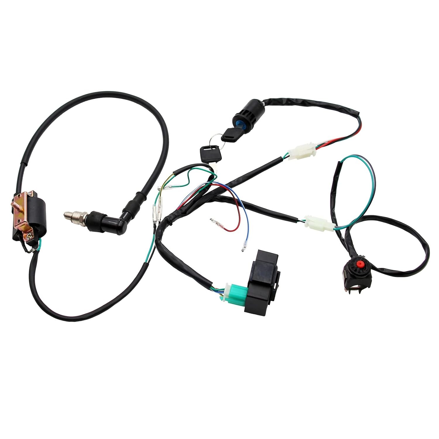Lifan YX Complete Kick Starter Engine Wiring Harness Loom Kit for 50cc 110cc 125