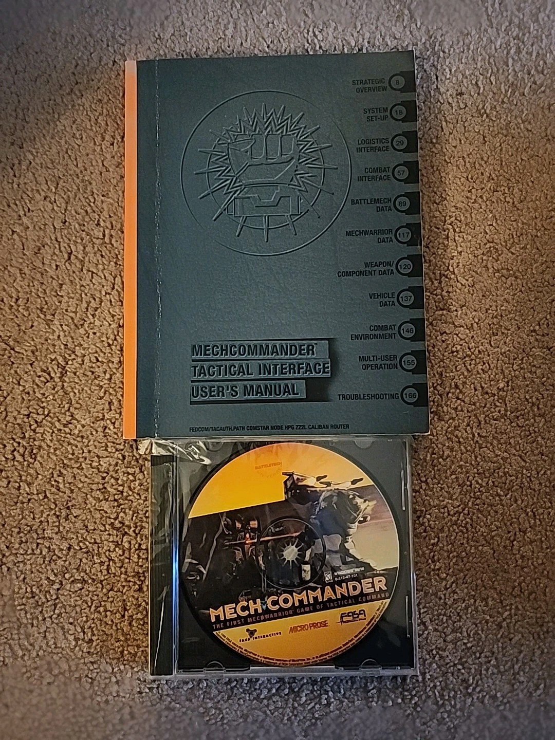 Mech Commander - PC w/ Manual