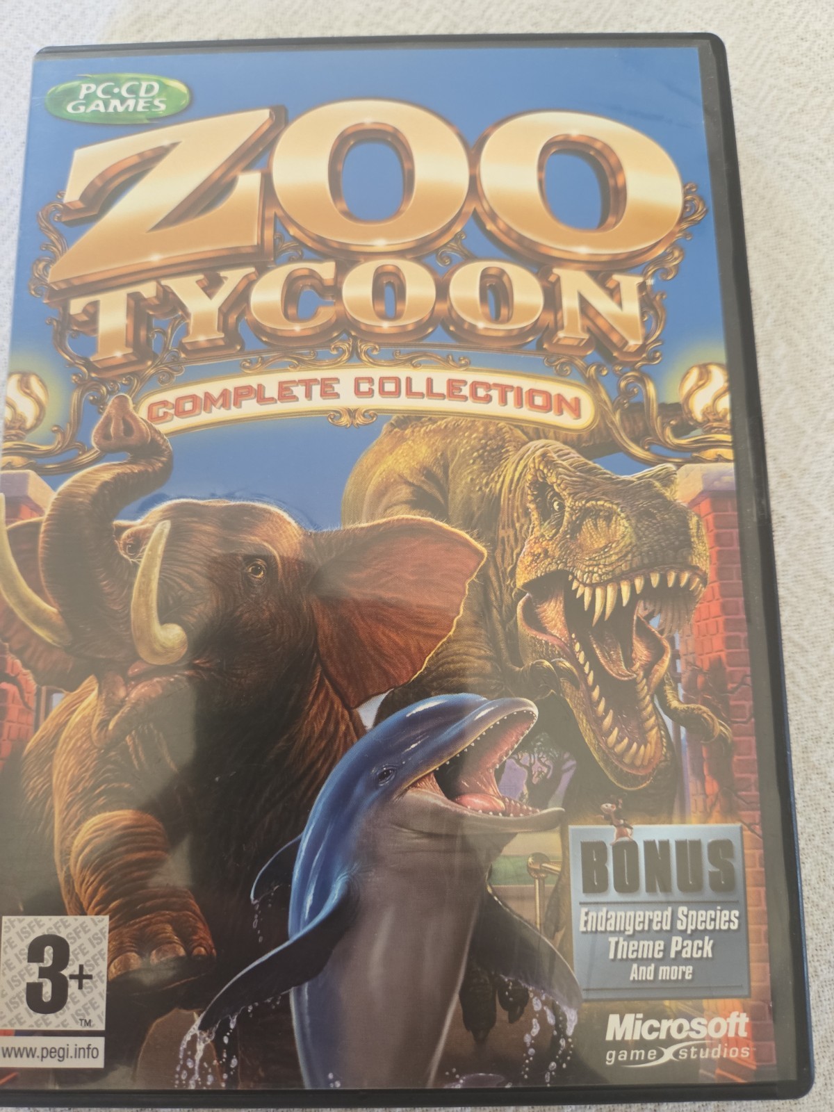 Zoo Tycoon Complete Collection (PC, 2003) Big Box 2-Disc Set - Tested & Working