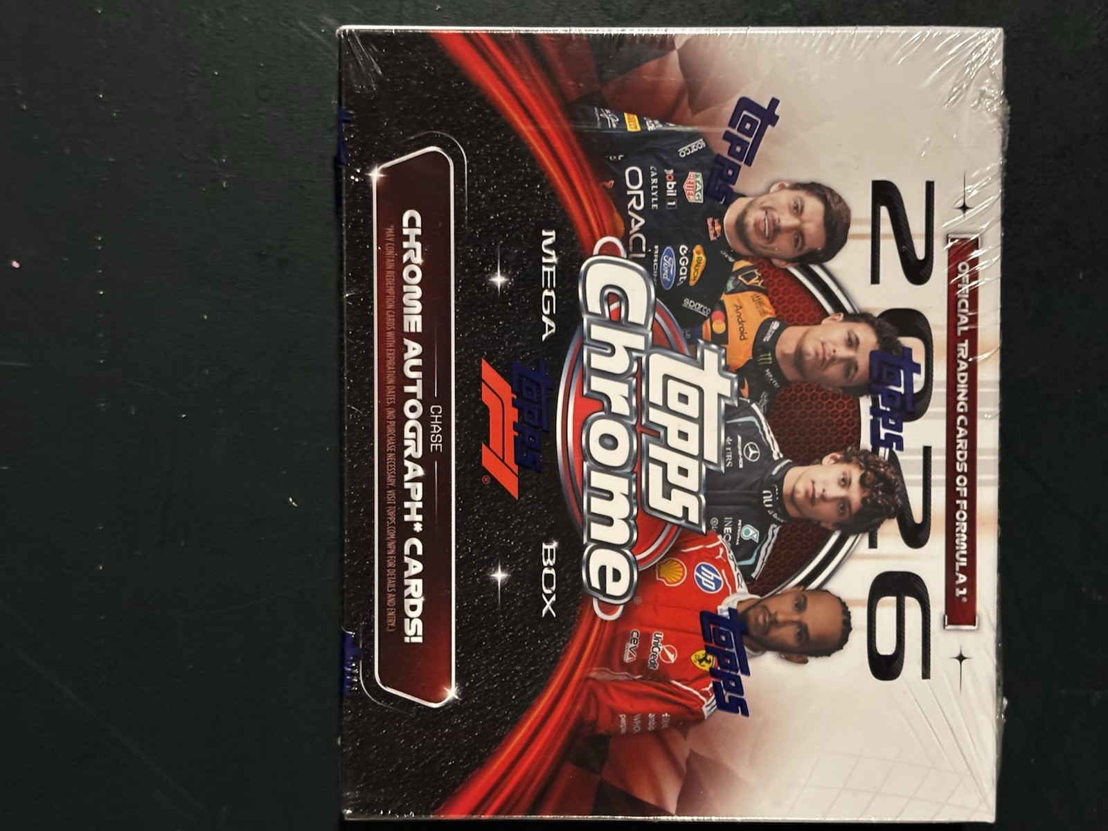 2026 Topps Chrome F1 Mega Box Factory Sealed Brand New Formula 1 6 Packs