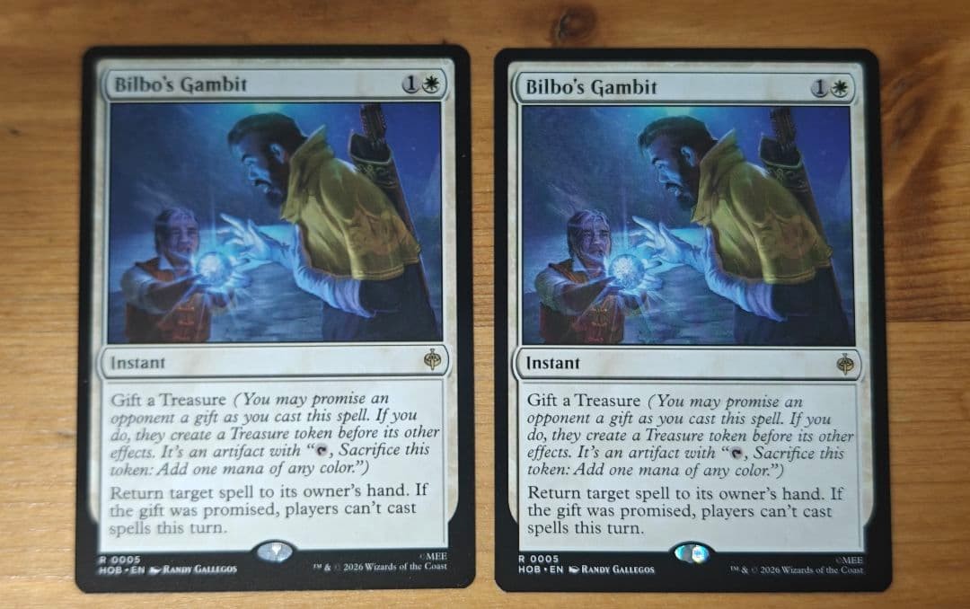MTG Bilbo\'s Gambit/Bilbo\'s Gambit 2 cards English #21c3af