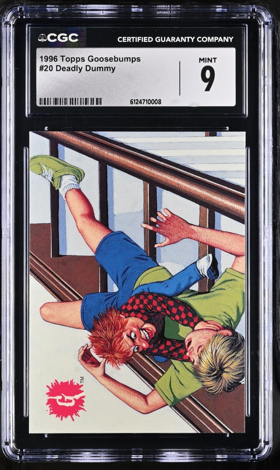 1996 Topps Goosebumps Deadly Dummy #20 CGC 9