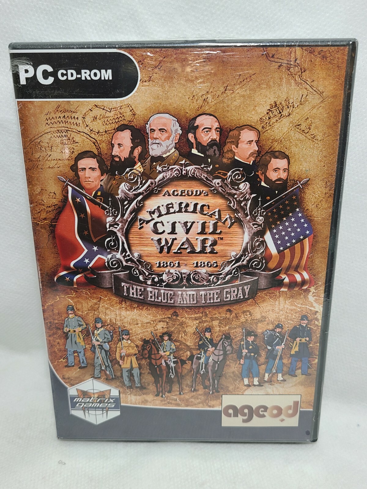 Ageod's American Civil War The Blue and the Gray Matrix Games PC CD-ROM 2007 New