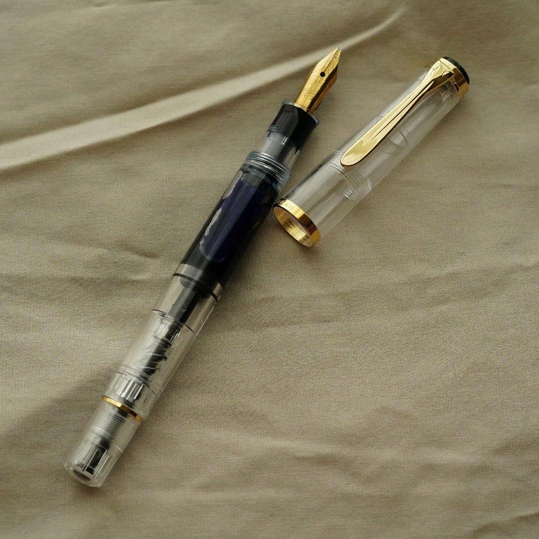 Pelikan M200 Demonstrator OB Oblique Fountain Pen Clear Germany