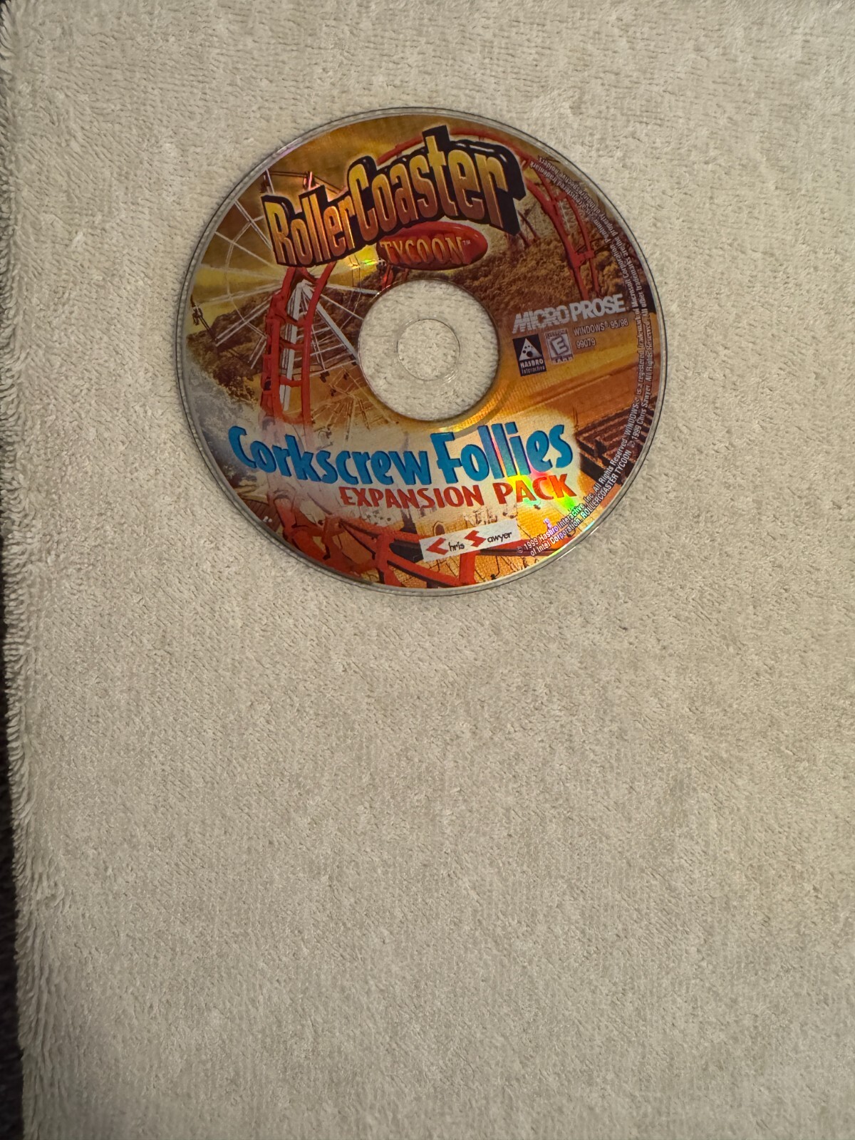 Rollercoaster Tycoon Corkscrew Follies Expansion - CD ONLY