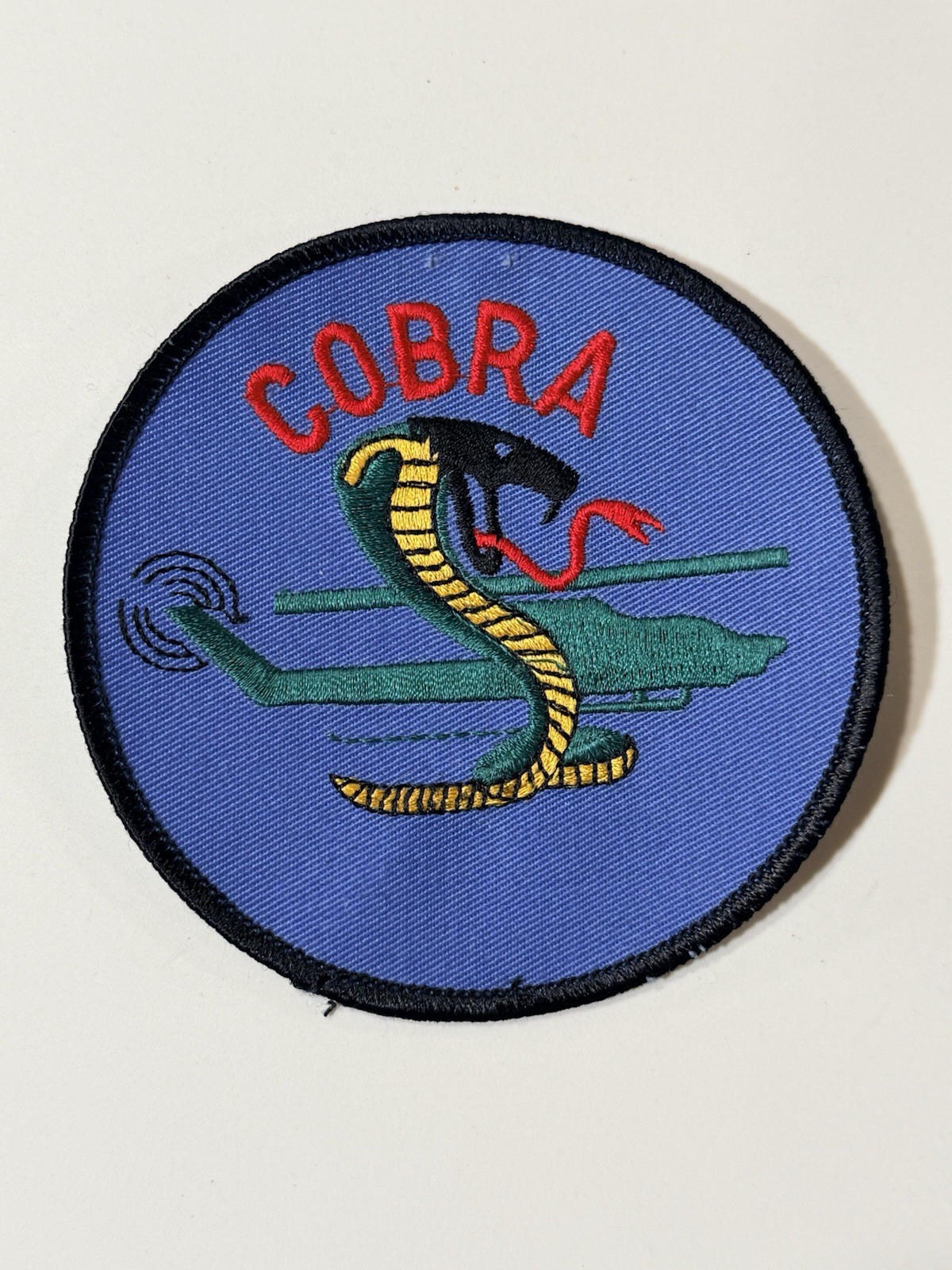 Original 4”  Vietnam War US Army Bell AH-1 Cobra Attack HelicopterMilitary Patch
