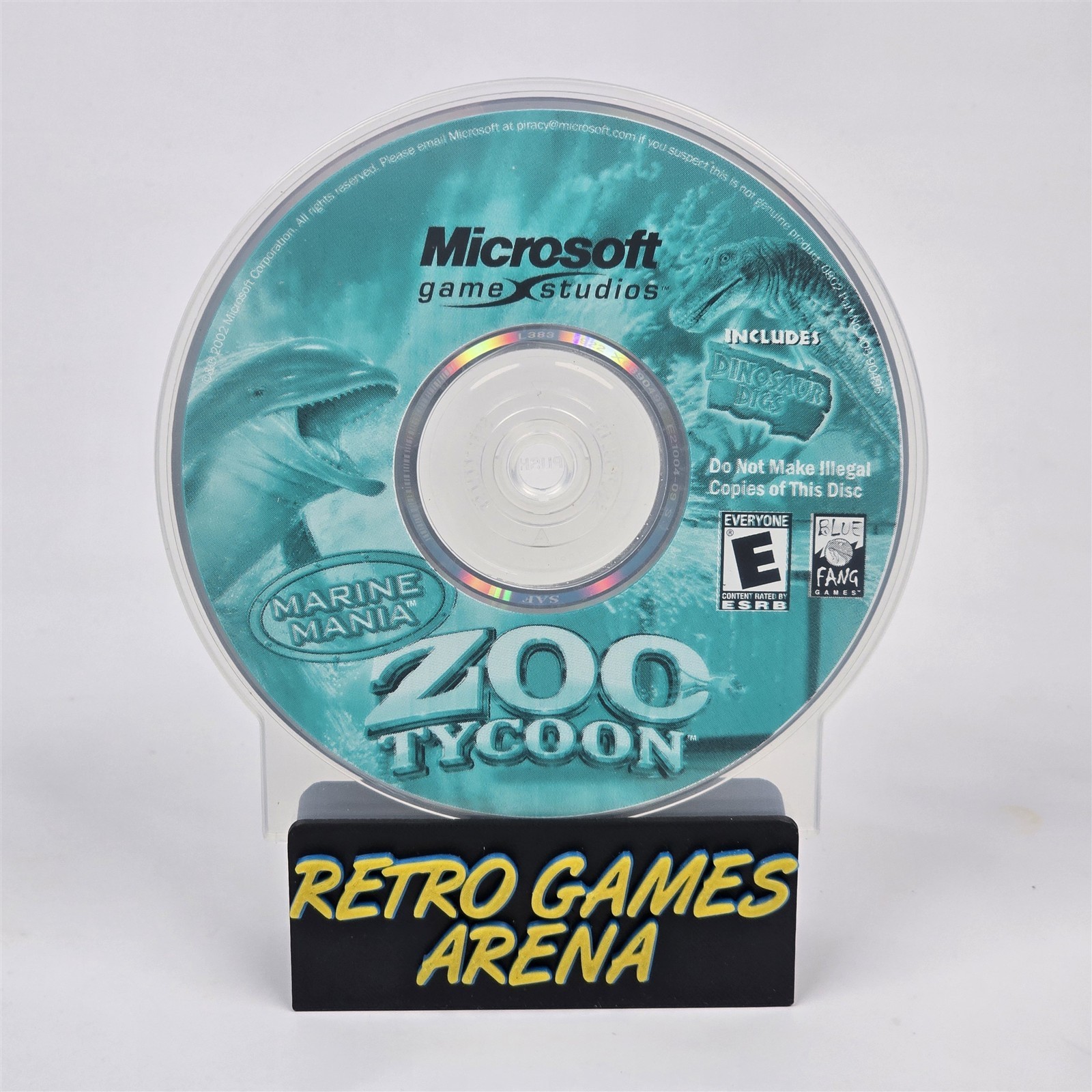 Zoo Tycoon: Marine Mania (PC CD-ROM) Disc