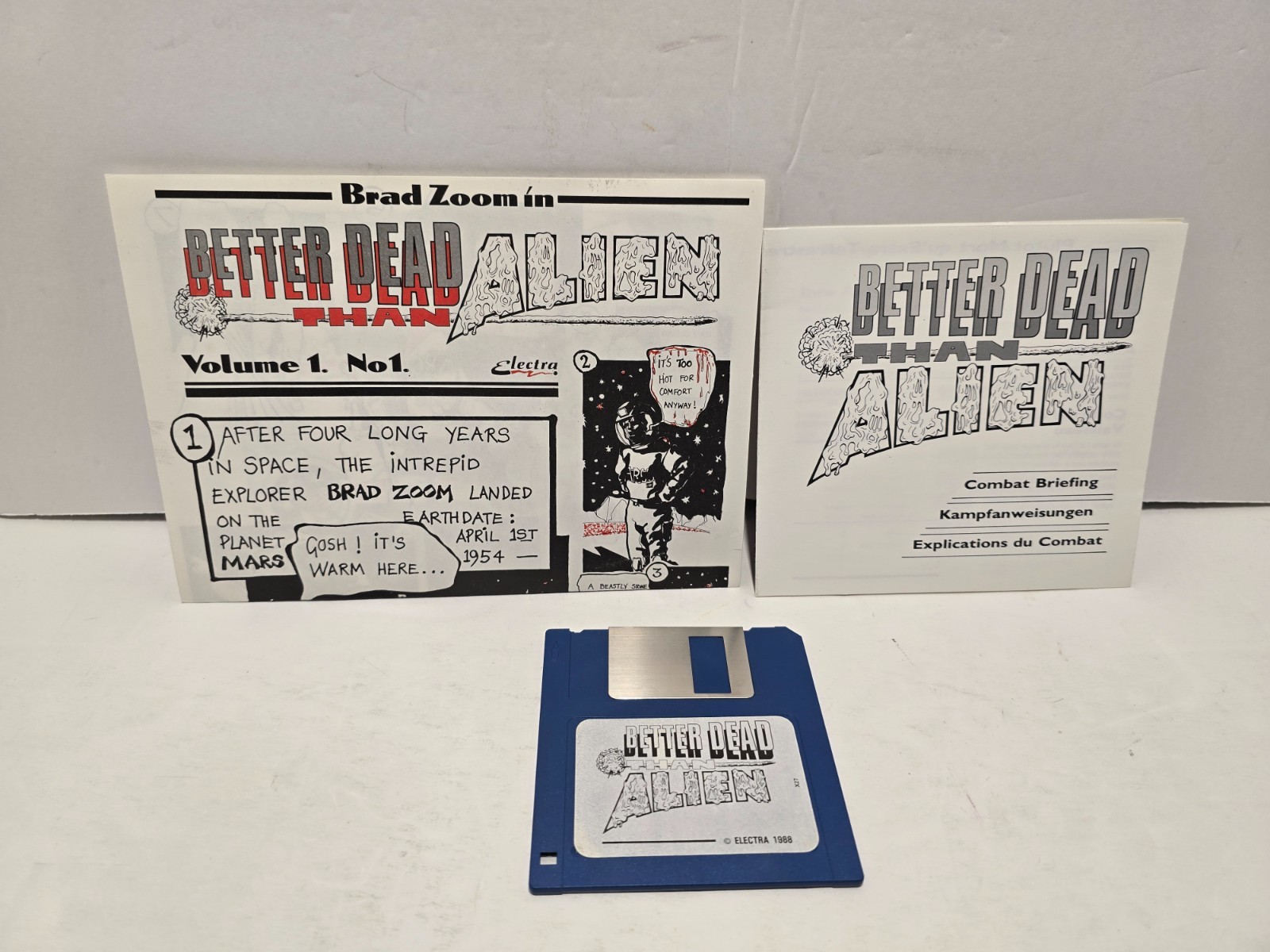 Better Dead Than Alien w/ Manual & Inserts 3.5
