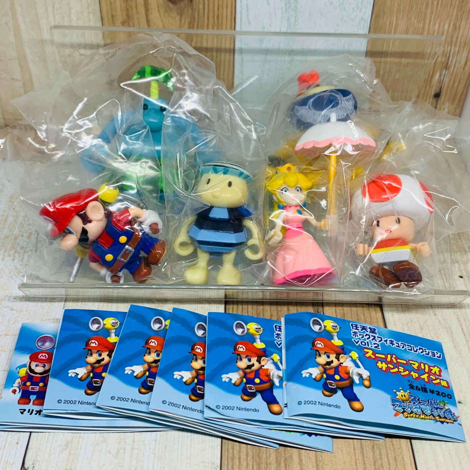 Yujin 2003 Nintendo Super Mario Sunshine Box Figure Collection All 6 Characters