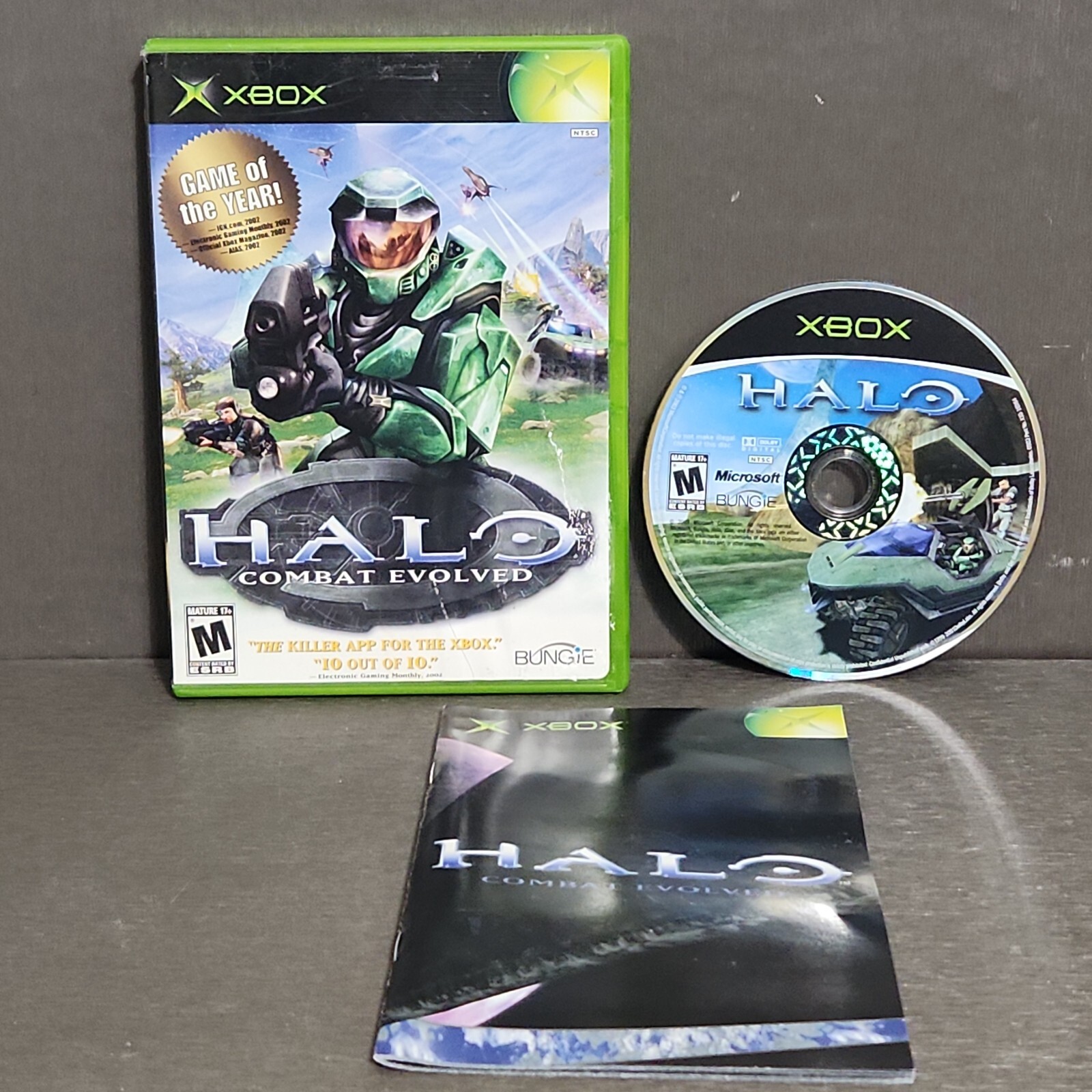 Halo Combat Evolved Game of the Year XBOX Game CIB