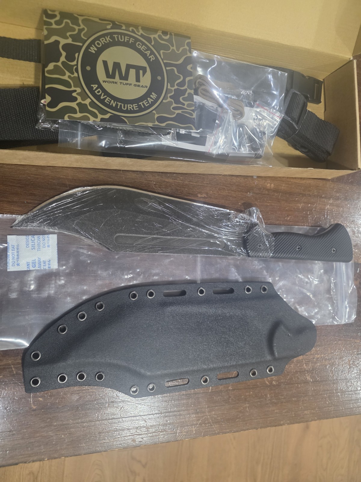 Work Tuff Gear V44X Marine Raider Bowie SK85 STEEL Knife 
