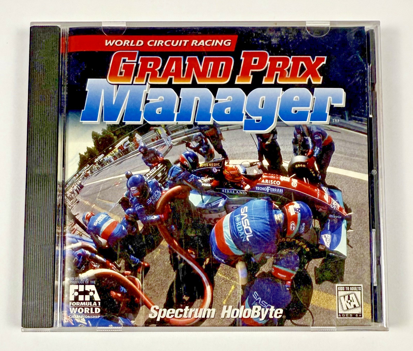 Grand Prix Manager World Circuit Racing PC CD-ROM 1995 MicroProse Formula 1