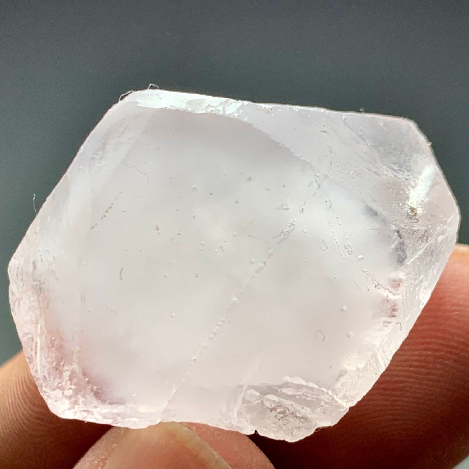 106 CT Top Quality Terminated Natural Pink Morganite Crystal  From Afghanistan